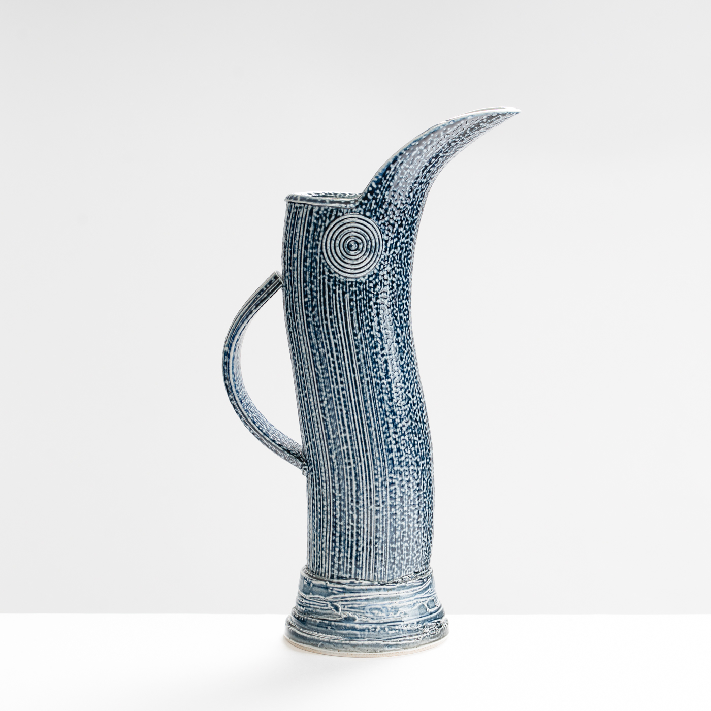 WK30Y627 salt glazed extruded jug