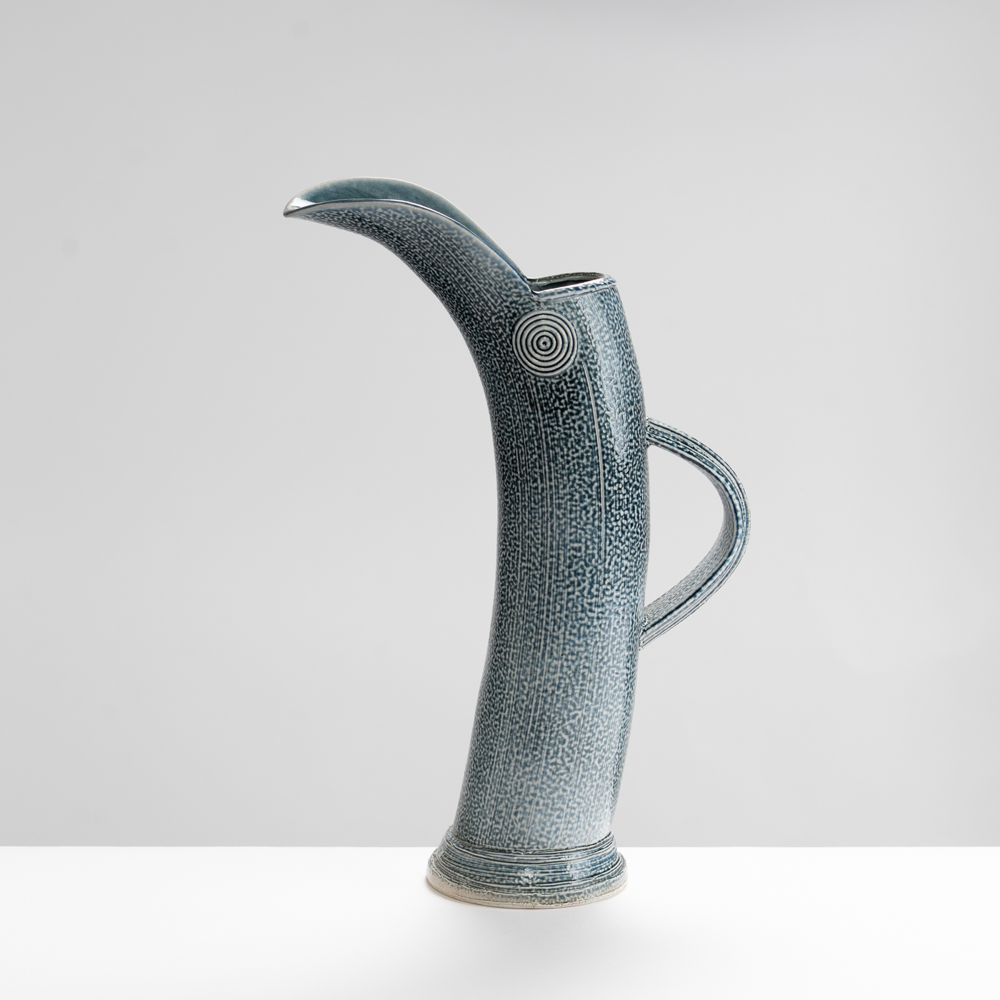 WK30Y629 salt glazed extruded jug