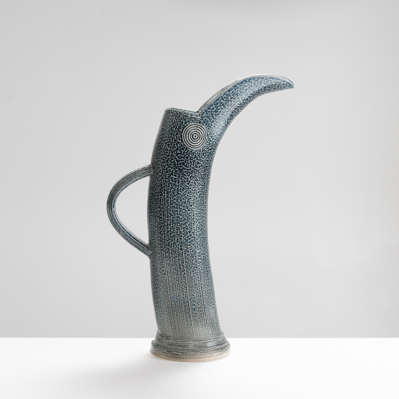 WK30Y629 salt glazed extruded jug