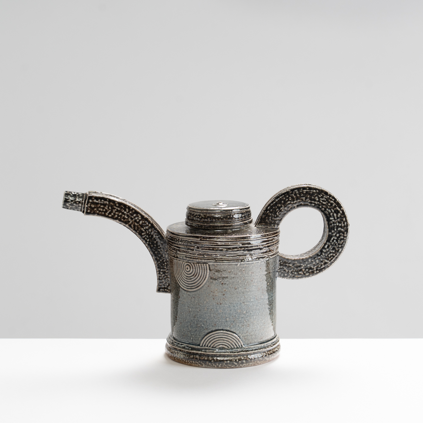 WK30Y644 salt glazed teapot