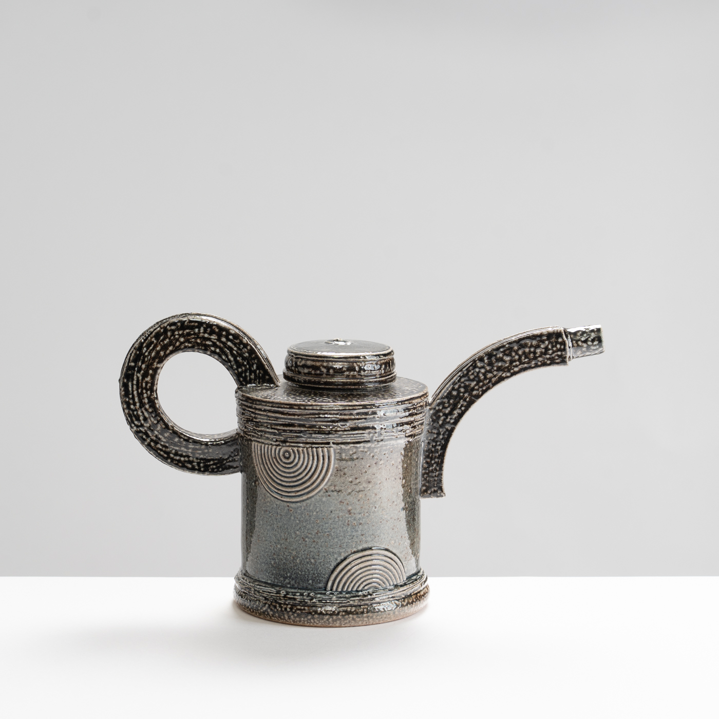 WK30Y644 salt glazed teapot