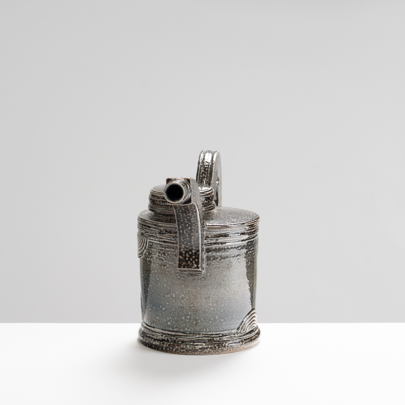 WK30Y645 salt glazed teapot