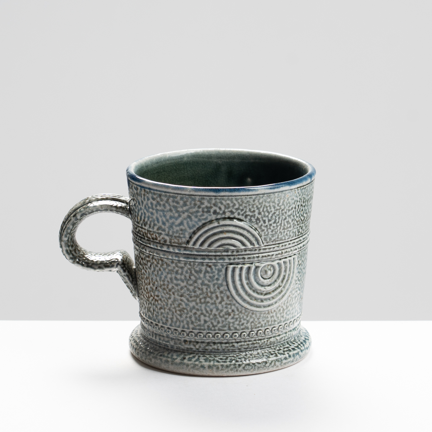WK30Y683 salt glazed mug
