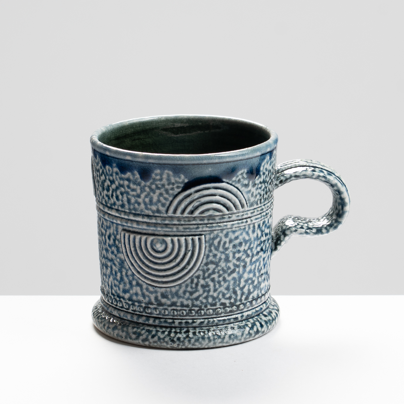 WK30Y691 salt glazed mug