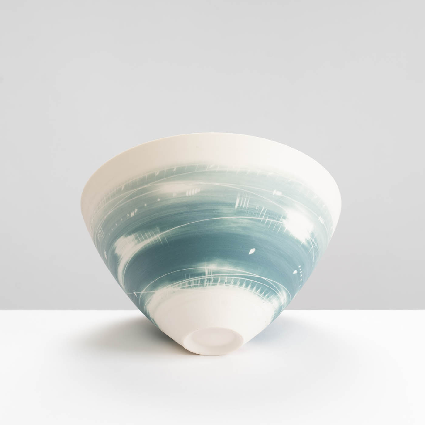 AT488Y496 Rounded Bowl Two Teals