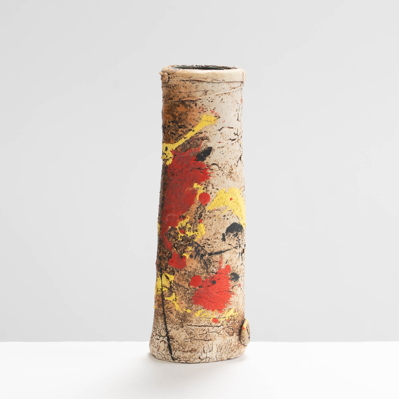 JK375Y285 Tall Flattened Vase Colour