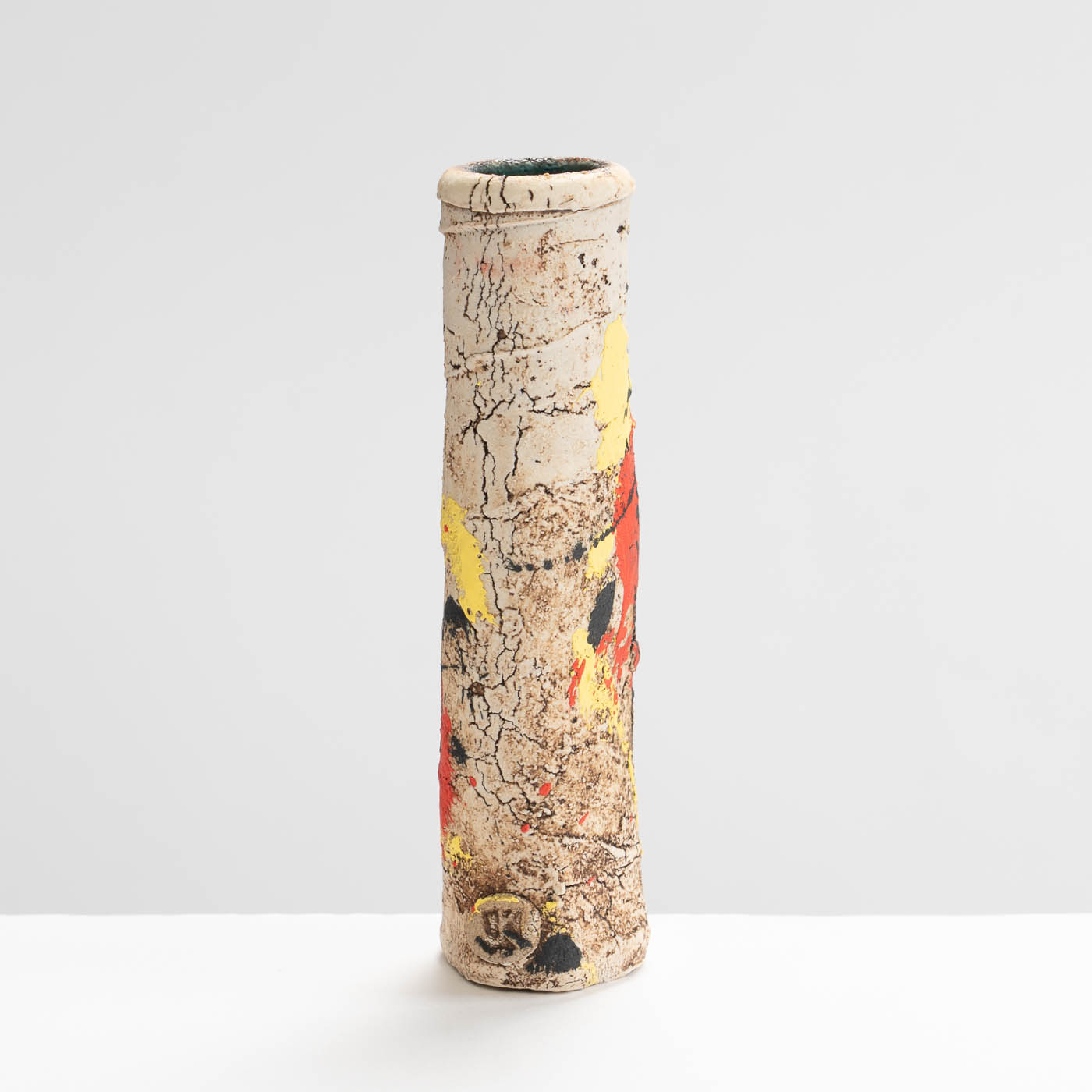 JK375Y285 Tall Flattened Vase Colour