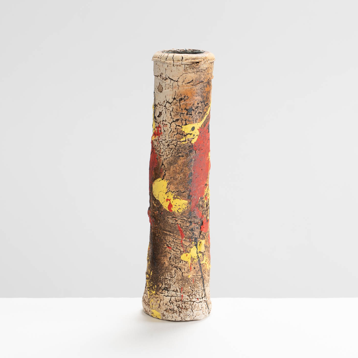 JK375Y285 Tall Flattened Vase Colour