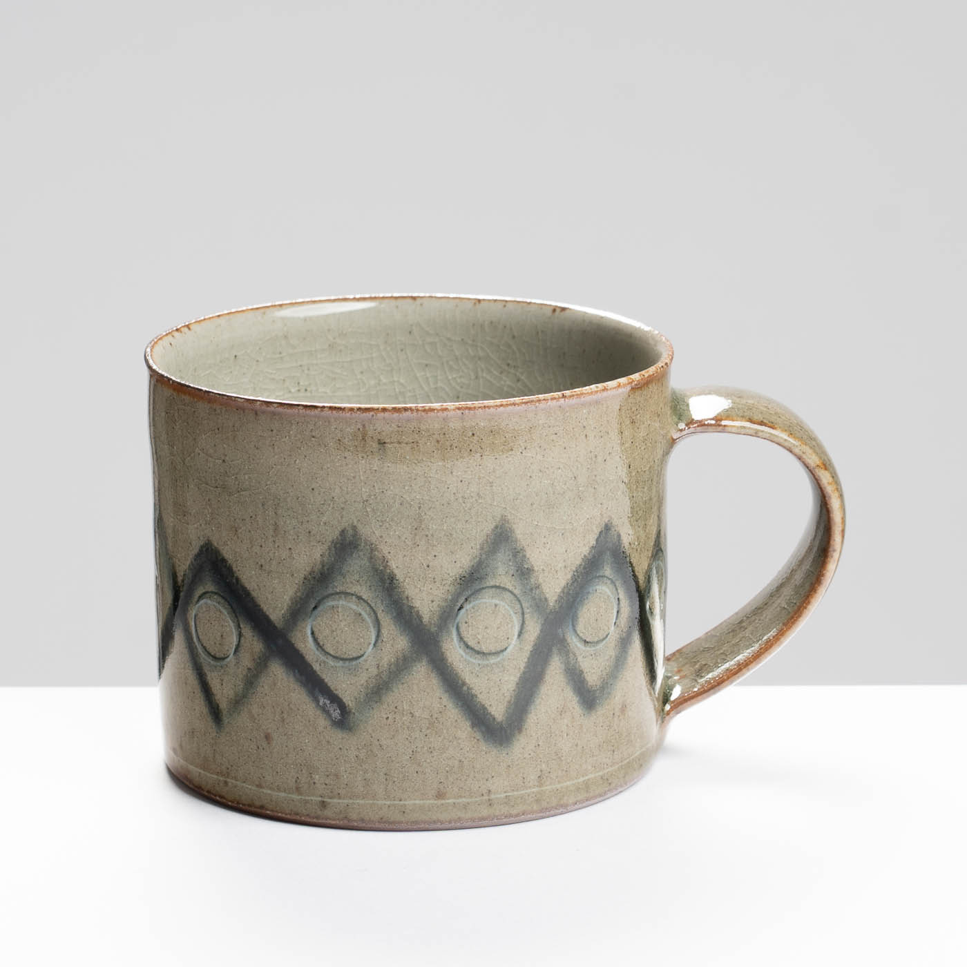 JTW322Y842 Lg Breakfast Mug Decorated