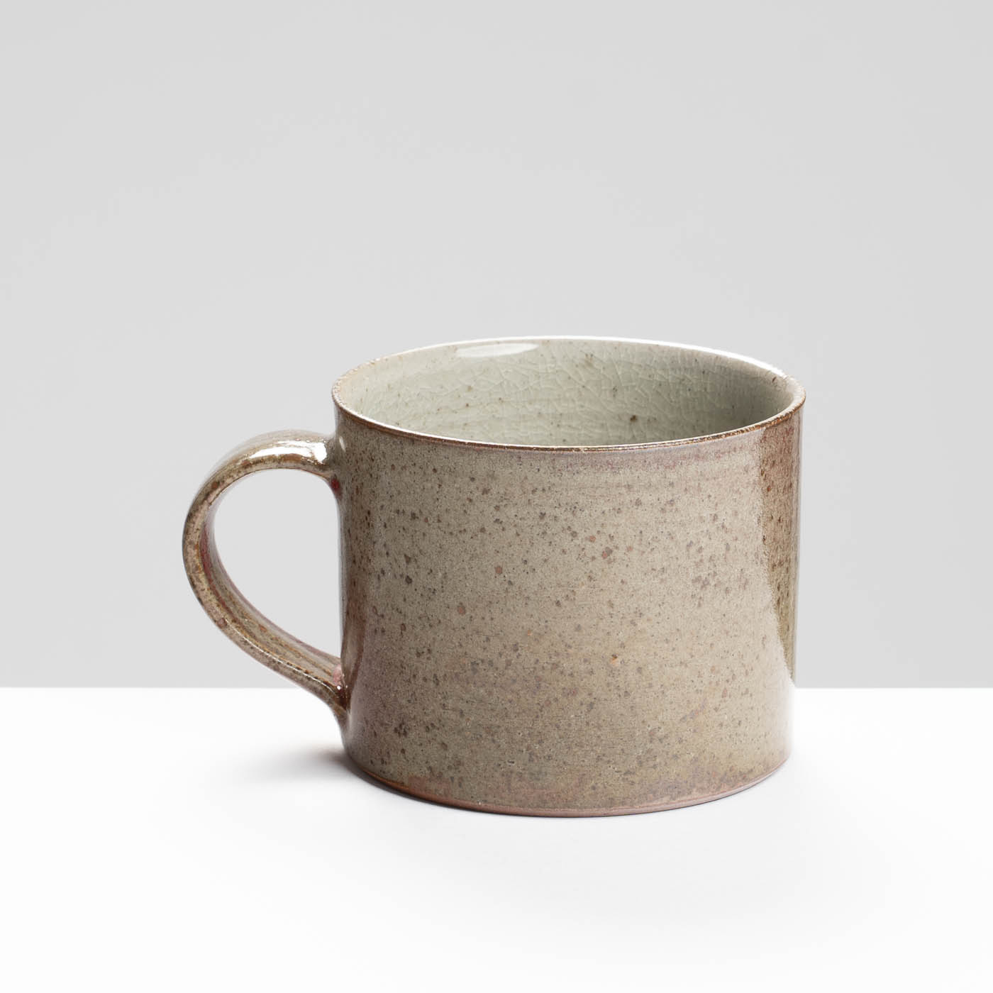 JTW322Y855 Breakfast Mug Plain Red/Grey