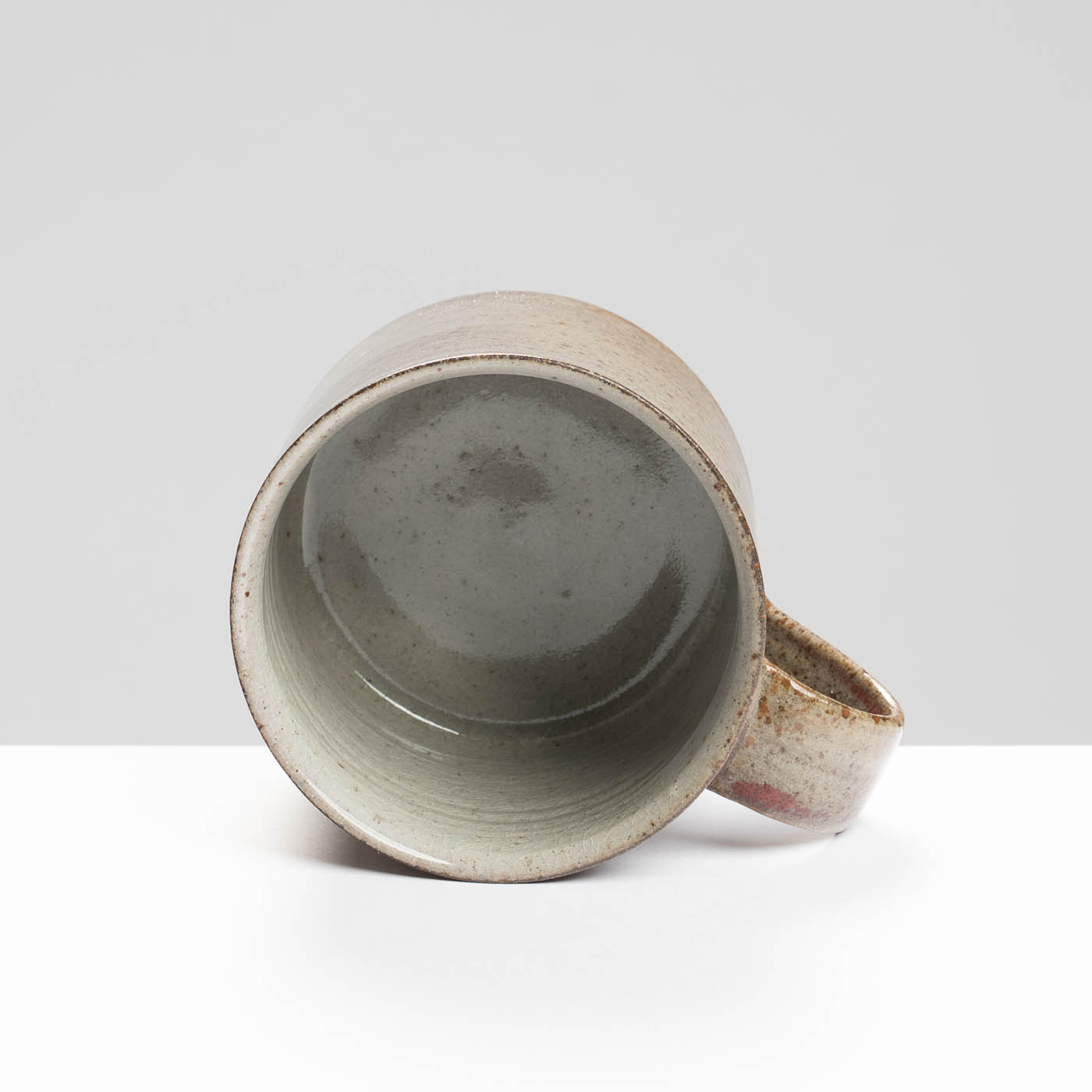 JTW322Y855 Breakfast Mug Plain Red/Grey