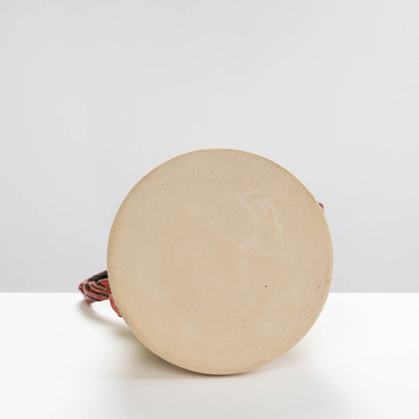 LMS469Y72 Indignant Sisters Vase Chartreuse/Red